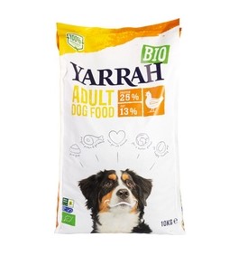 Hond adult kip brokken van Yarrah, 1 x 10 kg